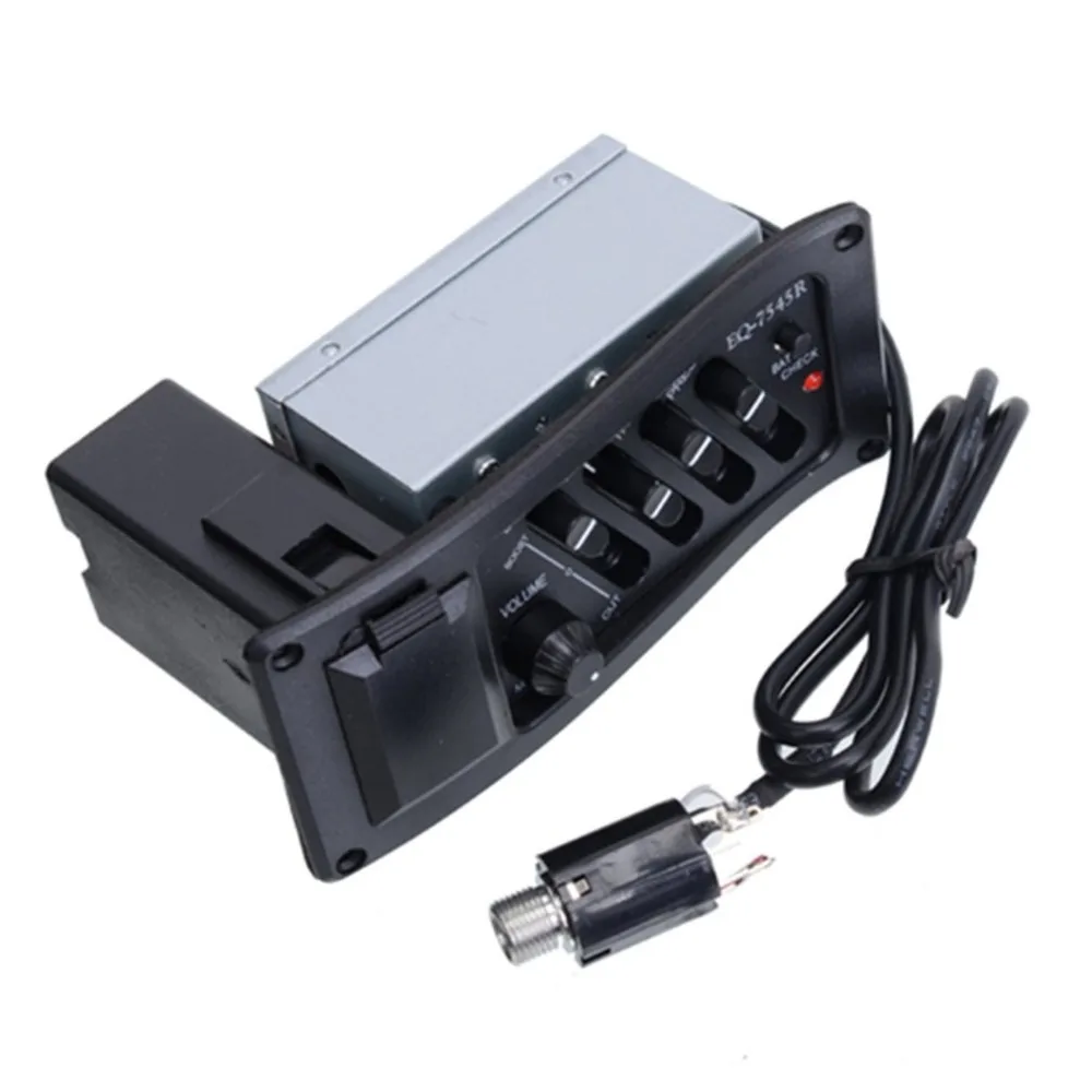TSAI Guitarra acústica Guitarra preamplificador Pickup 6,5mm salida Jack caja eléctrica Guitarra accesorios para Guitarra reproductor TSAI Guitarra acústica Guitarra preamplificador Pickup 6,5mm salida Jack caja eléctrica Guitarra accesorios para Guitarra reproductor