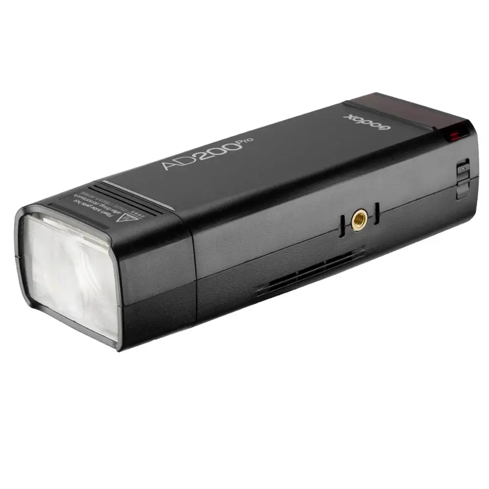 Godox AD200Pro Outdoor Flash Light 200Ws TTL 2.4G 1/8000 HSS 0.01-1.8s Recycling with 2900mAh Battery