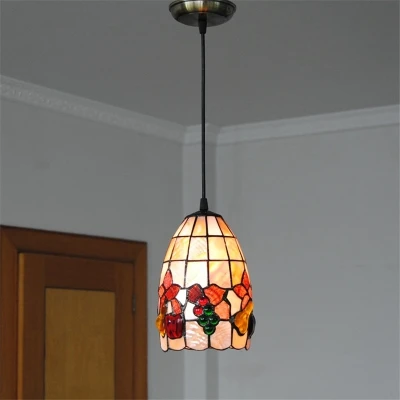 

E27 / E26 Base Art Nordic Shell Lamp Shade Lustre Pendant Light Fixtures BKDD - 41