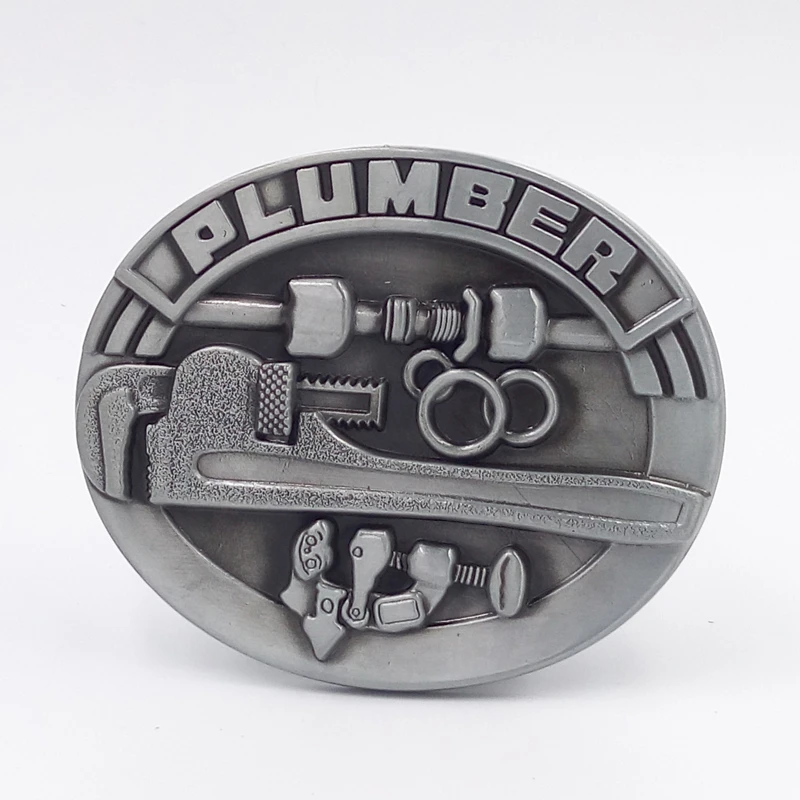 plumber belt buckle