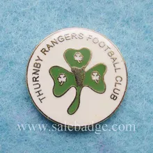 Специальная металлическая Футбол клуб Шпильки позолота знак решений