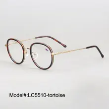 LC5510 full rim for unisex retro round optical frame myopia spectacles prescription eyewear eyeglasses