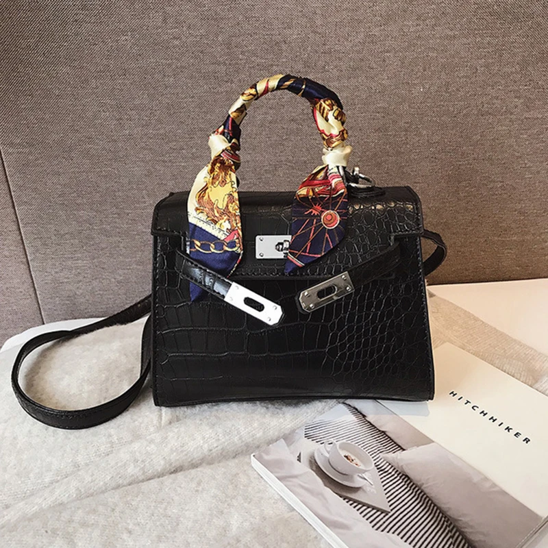 

2019 Crossbody Bags For Women Leather Luxury Handbag Famous Designer Brand Bolsa Feminina Crocodile Shoulder Bag Ladies Sac Main