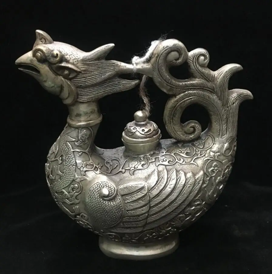 SUIRONG New 1127+++Pure Qianlong Phoenix first pot teapot Home