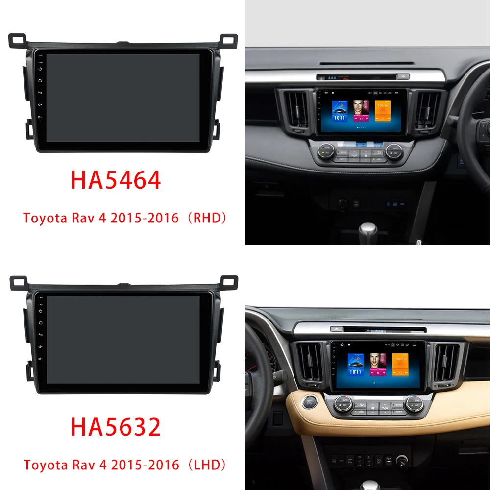 Best Dasaita 9" IPS 2.5D Android 9.0 RHD Autoradio for Toyota RAV4 Multimedia 2014 2015 2016 2017 2018 Build-in GPS Navigation 4