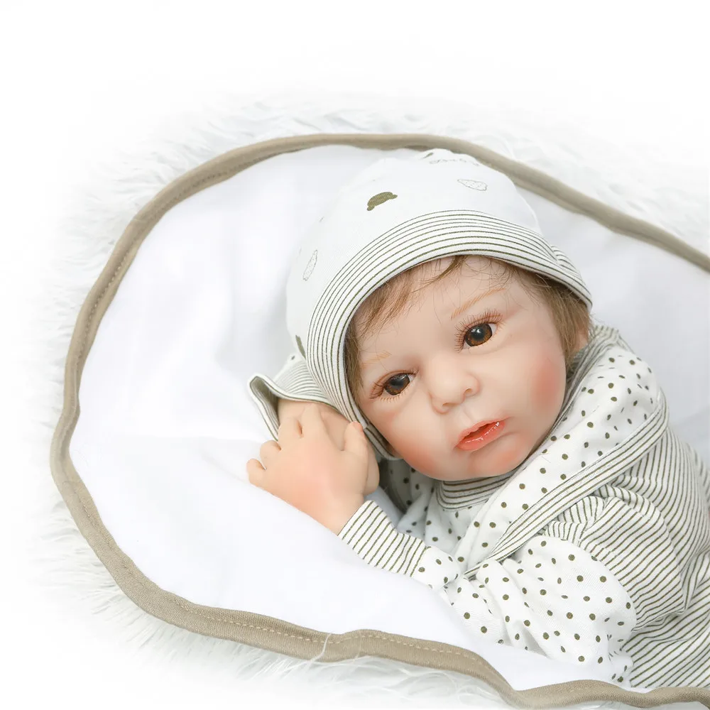 

Boy Bebes reborn soft silicone reborn dolls for children girls toys gift NPK brand new fake baby newborn babies bonecas reborn