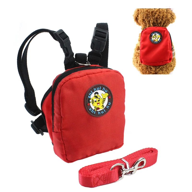 

Cute Puppy Pet Backpack With 120cm Pet Leash Outdoor Travel Portable Dog Carrier Pets Small Dog Cats Hiking Travel Bag