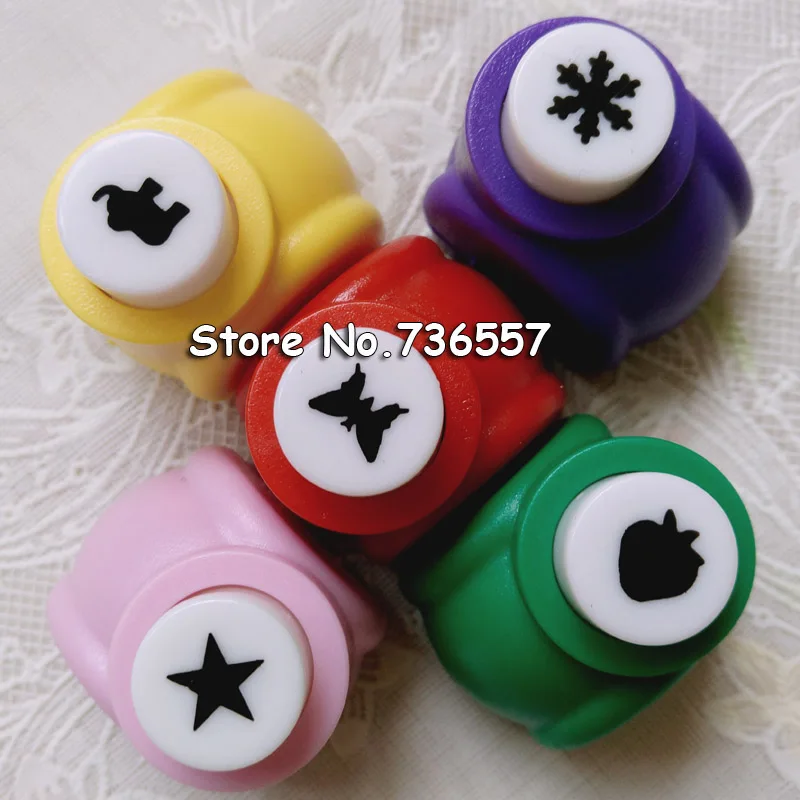 

2PCS Mini Scrapbook Puncher Handmade Cutter Card Craft Calico Printing Flower Paper Craft Punch Hole Shape DIY Tool Hole Punch