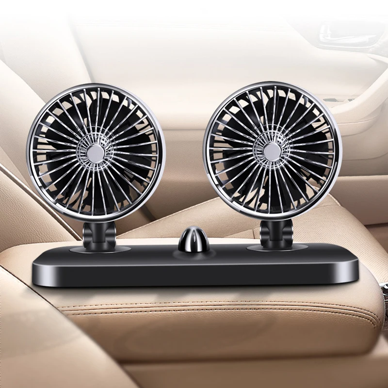 

12V/24V Air Conditioner 180 Degree Adjustable USB Charging Fan Air Conditioner For Car Strong Big Wind Portable Small Fan