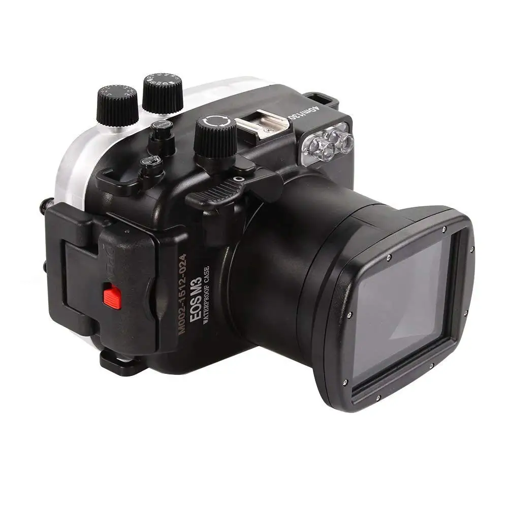 40M Waterproof Underwater Camera Housing Hard Case for Canon EOS M3 18