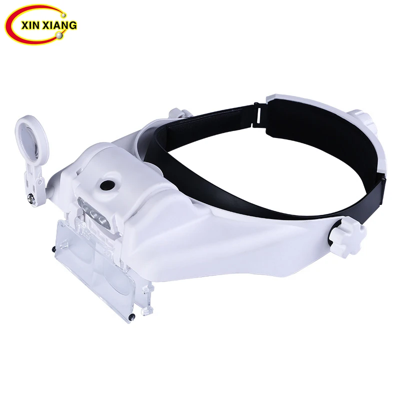 15 Zoom Ratio 3 LED Glasses Magnifier With Illumination 1.5X 2X 2.5X 3X 3.5X 8X Repair Magnifying Glass Reading Magnifier Loupe 15 Zoom Ratio 3 LED Glasses Magnifier With Illumination 1.5X 2X 2.5X 3X 3.5X 8X Repair Magnifying Glass Reading Magnifier Loupe