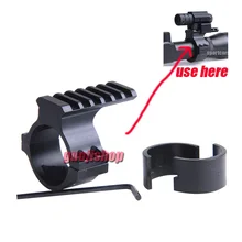 Охотничий прицел 30 мм Кольцевая труба фонарь-лазер 20 мм Вивер Пикатинни Крепление