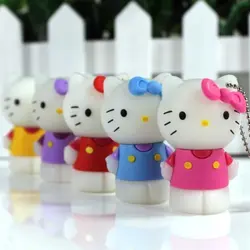 Креативный подарок Brindes Presentes флеш-накопитель hello kitty 8 ГБ 16 ГБ 32 ГБ 64 ГБ Usb флешка мультфильм Мини Флешка 32 ГБ карта памяти