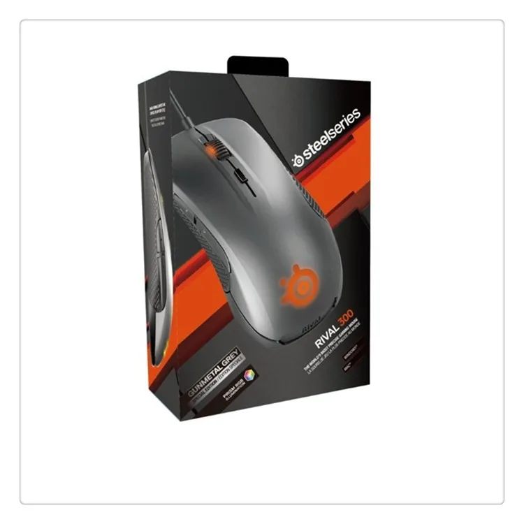 Оригинальная игровая мышь SteelSeries Rival 300 Rival 300 S, USB Проводная оптическая мышь 7200 dpi для FPS RTS MMO Gamer