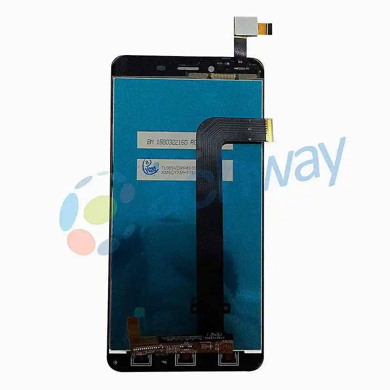 1600044  Redmi Note 2 LCD Assembly  black (3)