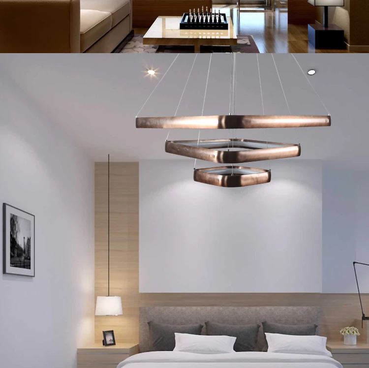 square ring Pendant lamp 14