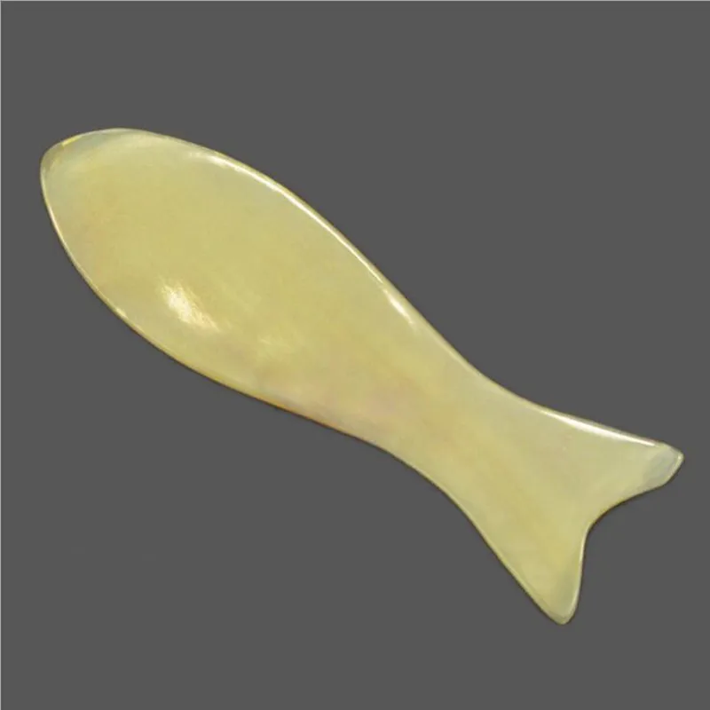 

Natural sheep horn SPA Scraping bar Chinese Traditional Acupuncture face Massage Body massager GuaSha Board Scrape Therapy