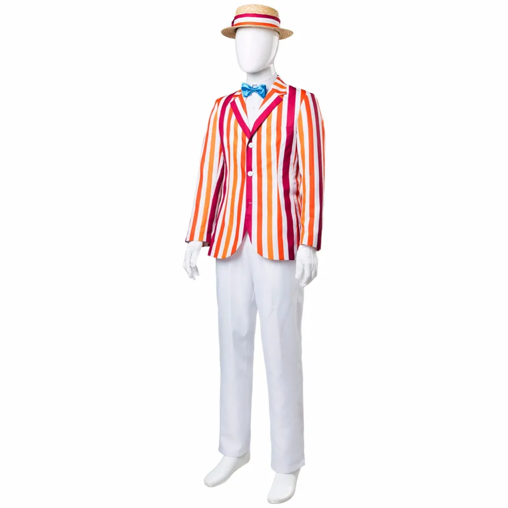 Movies & TV Mary Poppins Bert Dick Van Dyke Suit Cosplay Costume For Adults