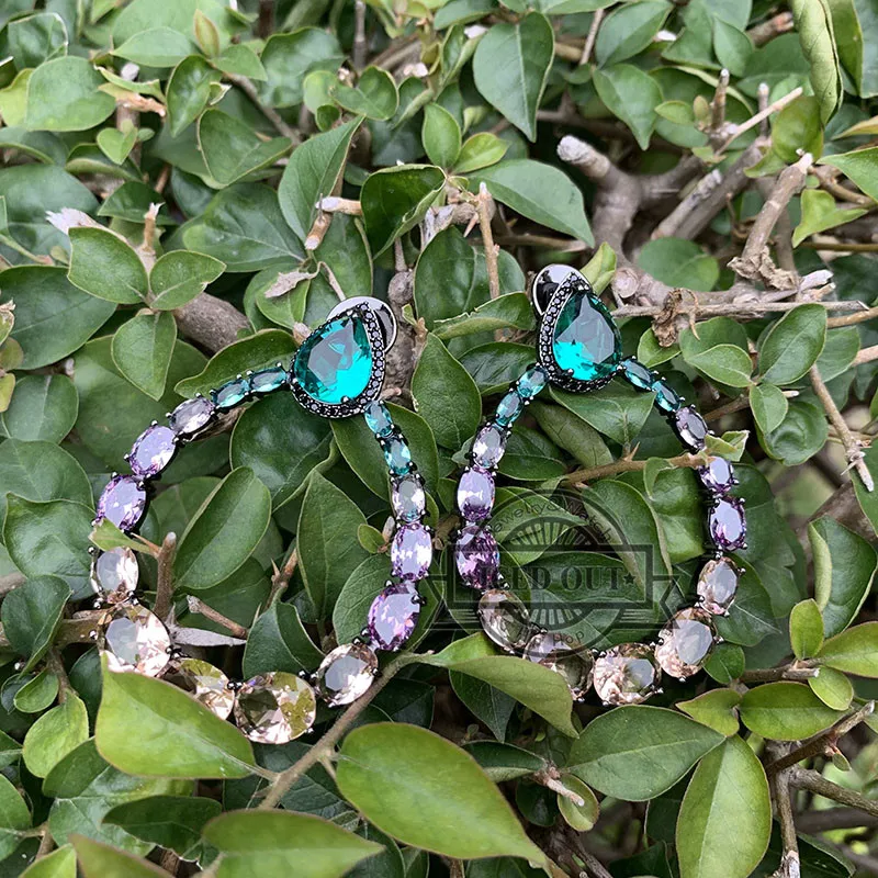 crystal drop earrings jewelry earrings (3)