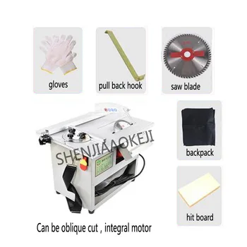 

Desktop Saw floor dust Saw Power Tools Beveled woodworker sliding table saw Multi-function cutting electric tool 220V 4600 rpm