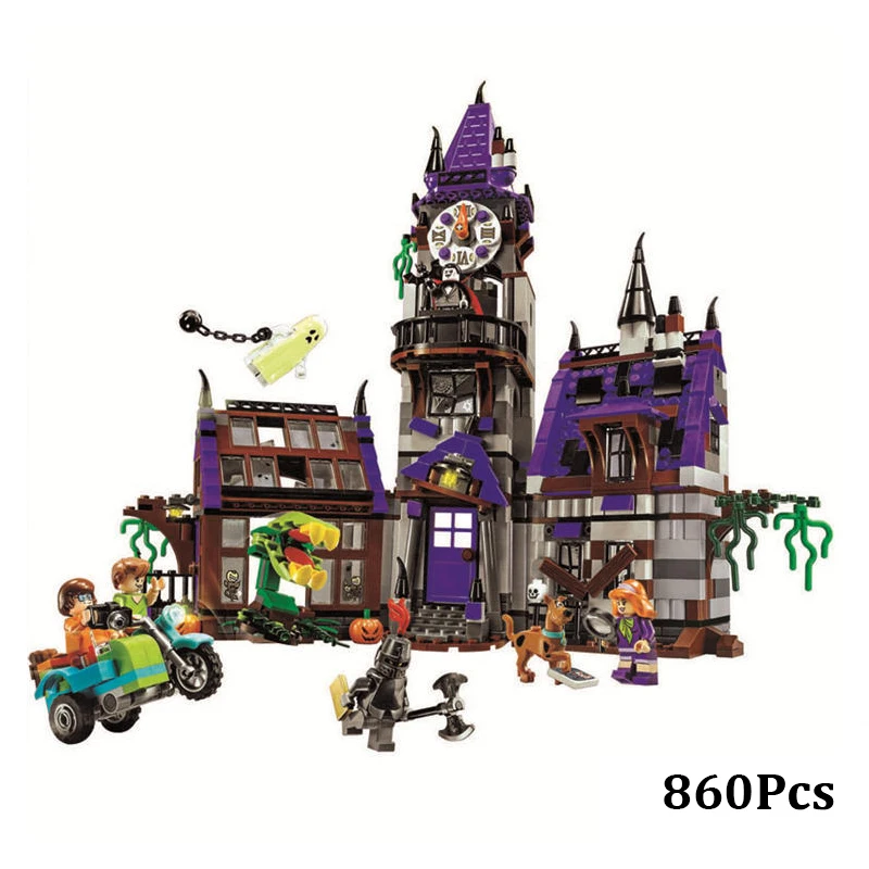 Новинка 10432 10431 Scooby Doo таинственный призрак дом строительные игрушки совместимы с MOC 75904 конструктор для детей Подарки