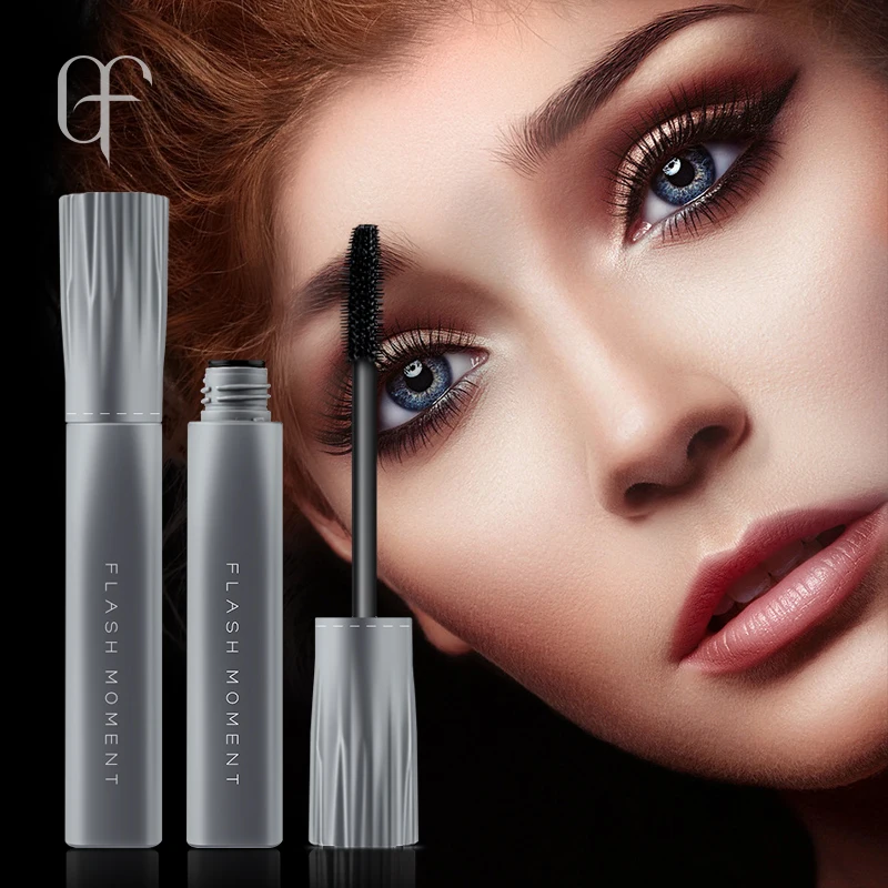 

2pcs/set FlashMoment 4D Silk Fiber Rimel Mascara Makeup Magic Black waterproof Eyelash Extension Lengthening Volume Cosmetics
