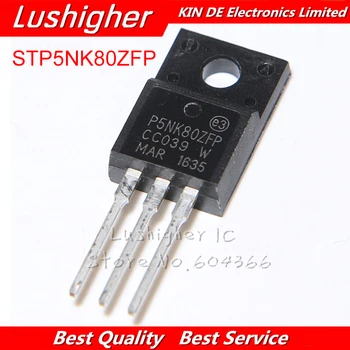 

5PCS STP5NK80ZFP TO220 P5NK80Z TO220 STP5NK80Z TO-220 STP5NK80