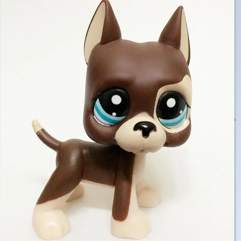 Details about   Rare Pet Shop LPS 817 Bis Great Dane Dog Puppy Toys With Dot Blue Eyes 