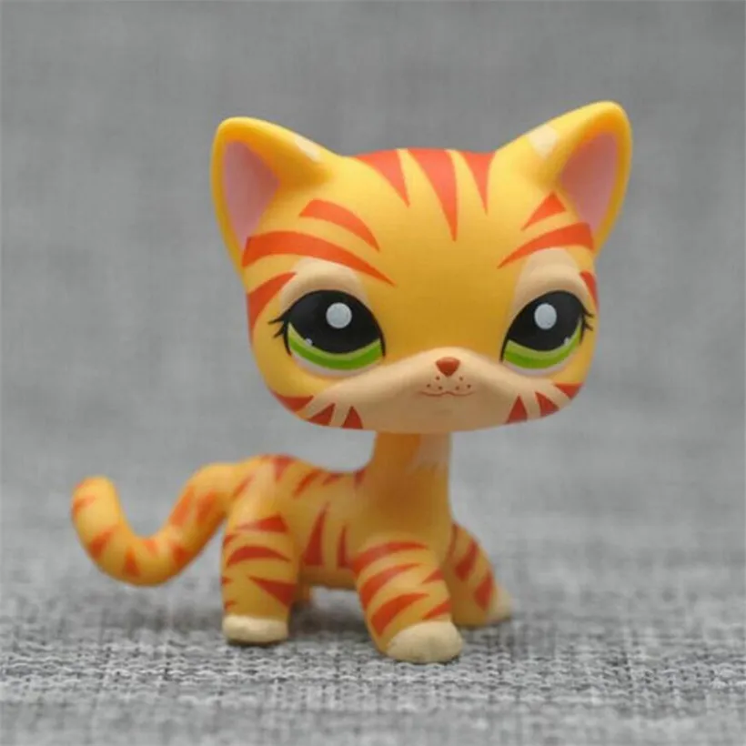 Us 367 20 Offlps Anime Rysunek Pet Shop śliczne Pcv Zwierząt Kot Kotek Pies Model Figurka Gorące Zabawki Dla Dzieci Juguetes Urodziny Prezenty W