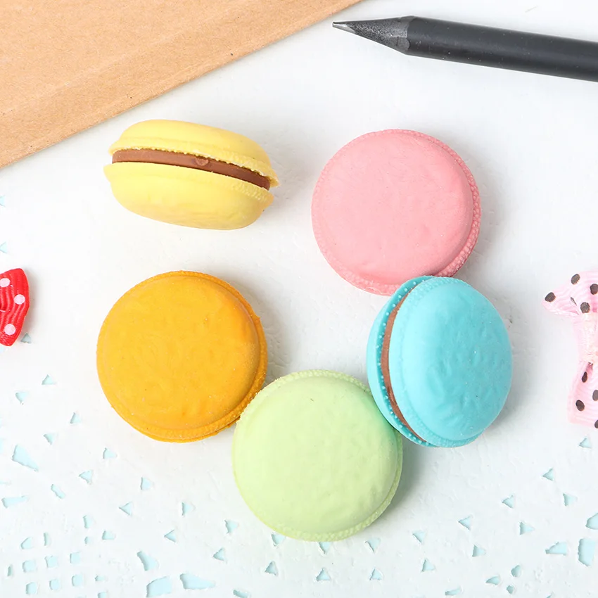 Kawaii Macaron Rubber Erasers KawaiiTherapy