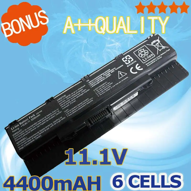 4400mAh Laptop battery For Asus N56 N56D N56J N56JK N56JN N56V N76 N76V R401 R401J R401V R501 R501D R501J R501V R701 R701V
