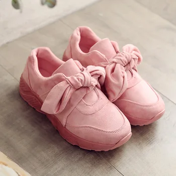 

Women Vulcanized Shoes 2018 Fashion Solid Color Women Canvas Shoes Lace-up Casual White Ladies Shoes Woman Sneakers