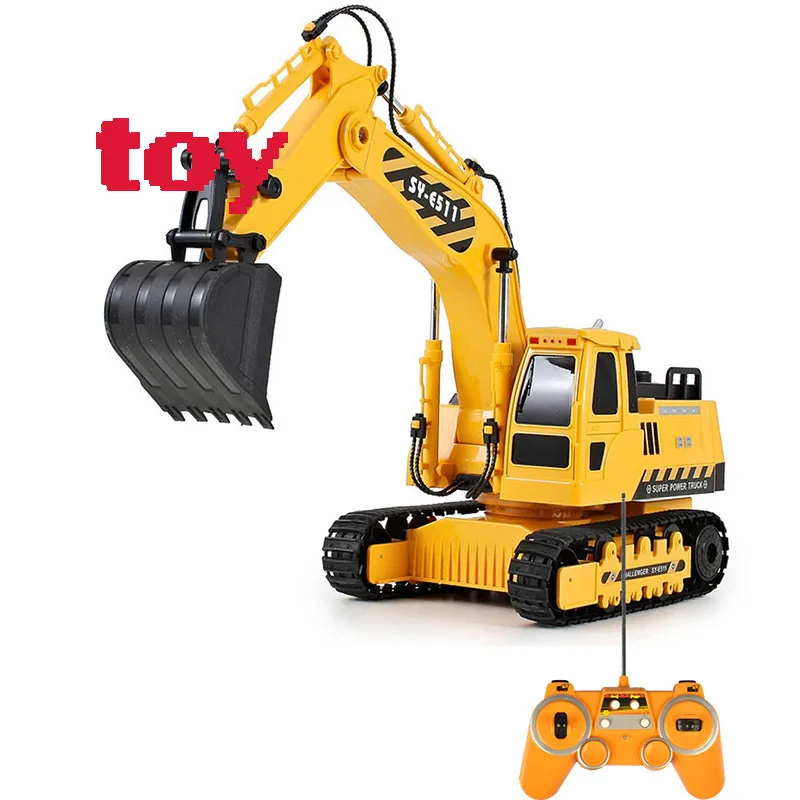 

selling Double Eagle E511-001 Tuba Excavating Machinery Charge Motor-driven Arm Bar Remote Control Turner Toys without