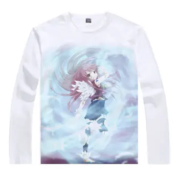 

Feari Teiru T-Shirt Igneel Shirt fashionable t shirts Anime long sleeves t-shirt girls' anime cute Long sleeves white t-shirts a