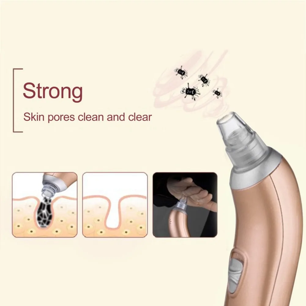 Blackhead Removal Electric Facial Vacuum Pore Cleaner Spot Acne Remover Vacuum Suction Extraction Face skin care tool