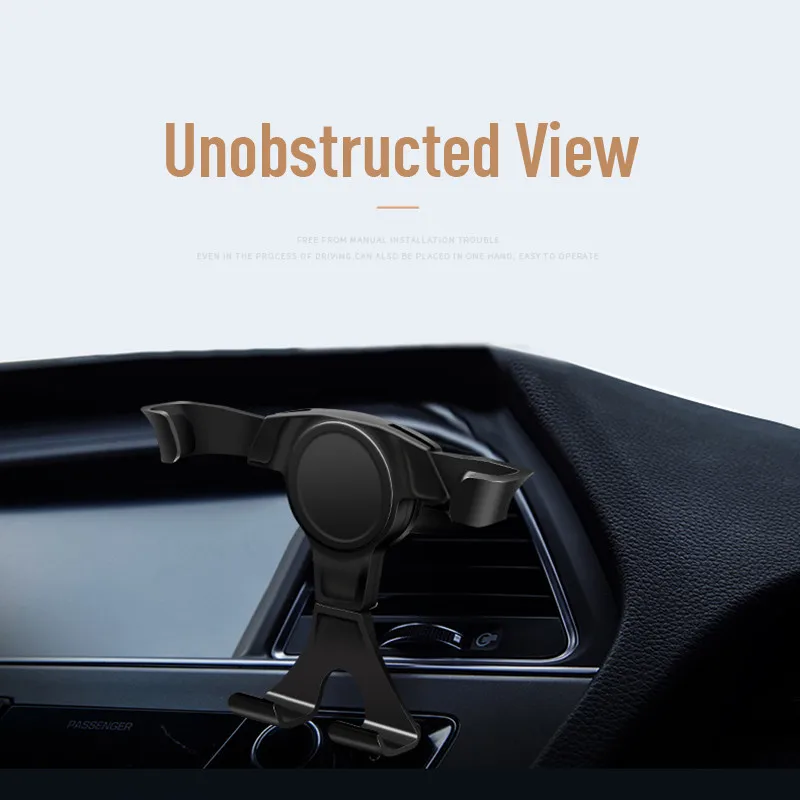 Car Air Outlet Gravity Mobile Phone Holder Bracket Car Creative Gravity Induction Bracket Phone Holder Interior Car Accesories