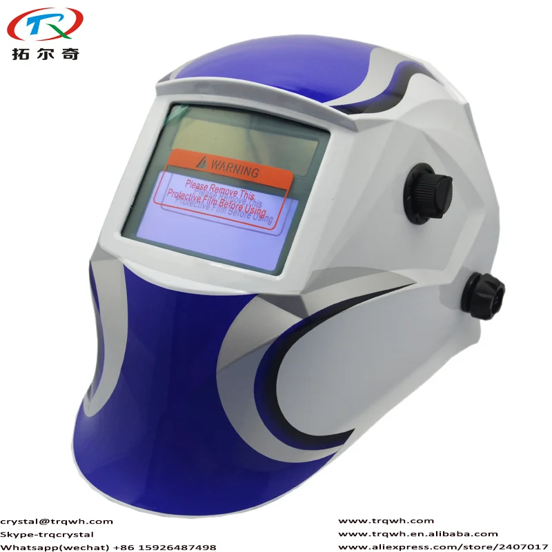 

TRQ-JD04-2200DE High Quality Welding Helmet Welding Mask Auto Darkening Soldering for Welder Eyes Protection Full Face Free Ship