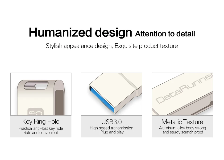 DataRunner OTG USB флеш-накопитель 128 ГБ USB флешка 3,0 флеш-накопитель 8 ГБ 16 ГБ 32 ГБ 64 ГБ флеш-накопитель USB 3,0 Флешка для iPhone/iPad/PC