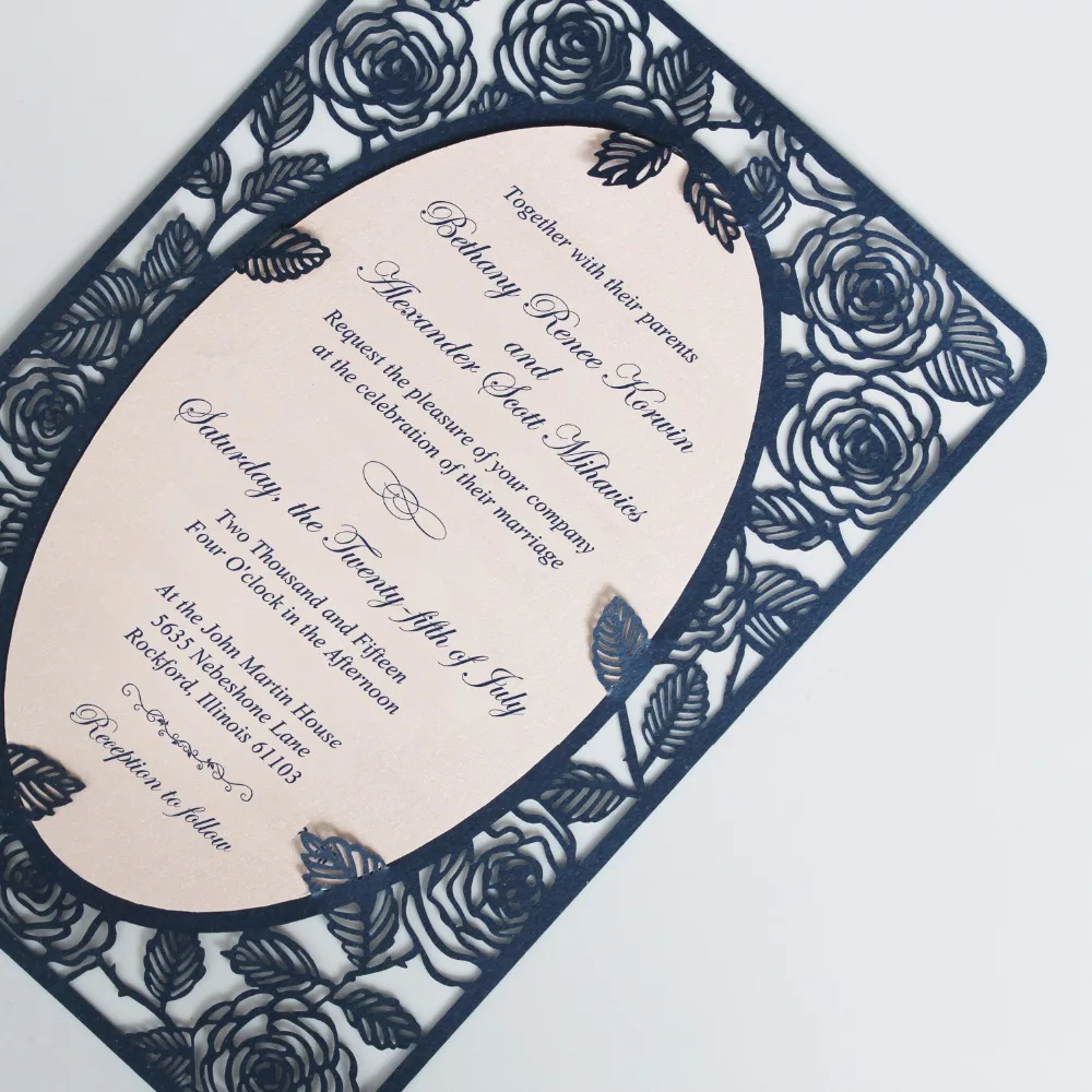 Laser Cut Invitation Cards