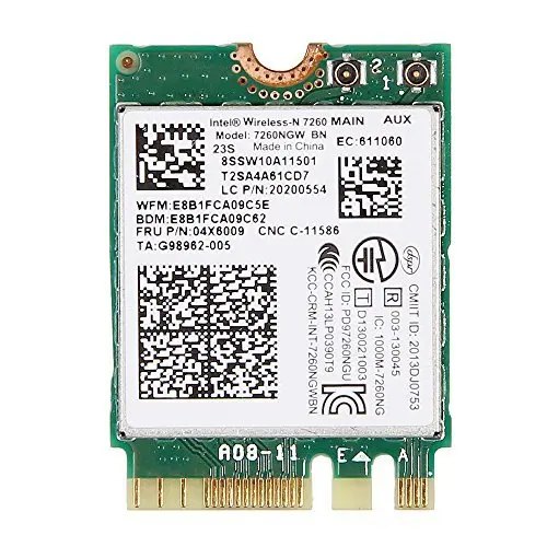 Intel Беспроводной-N 7260 NGFF 802.11bgn 2,4 ГГц Wi-Fi + Bluetooth 4,0 7260NGW 7260BN 04X6009 T440 T440p W540 L440 X240 X240s