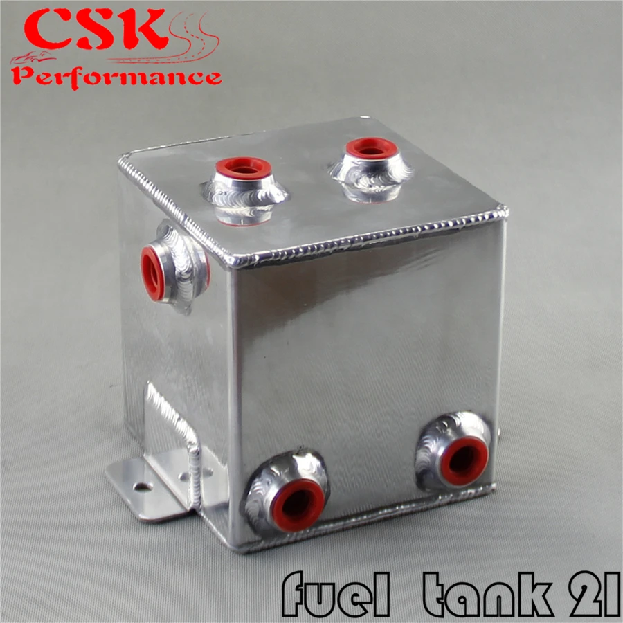 

2L Universal Aluminium 2 Litre Swirl Pot 2L Fuel Polished Alloy Surge Tank