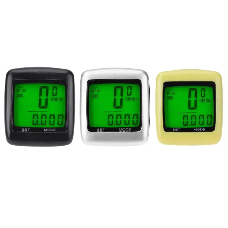 

Wireless LCD Bicycle Computer Luminous Bike Cycling Speedometer Odometer