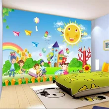 Beibehang пользовательские обои 3d фрески дети счастливые растут тепло Детская комната фон настенная живопись papel де parede обои