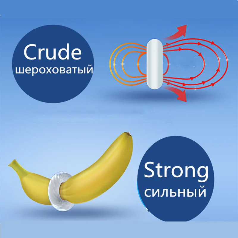 Leten Силиконовое мужское кольцо для Пениса 3 уровня длительная тренировка