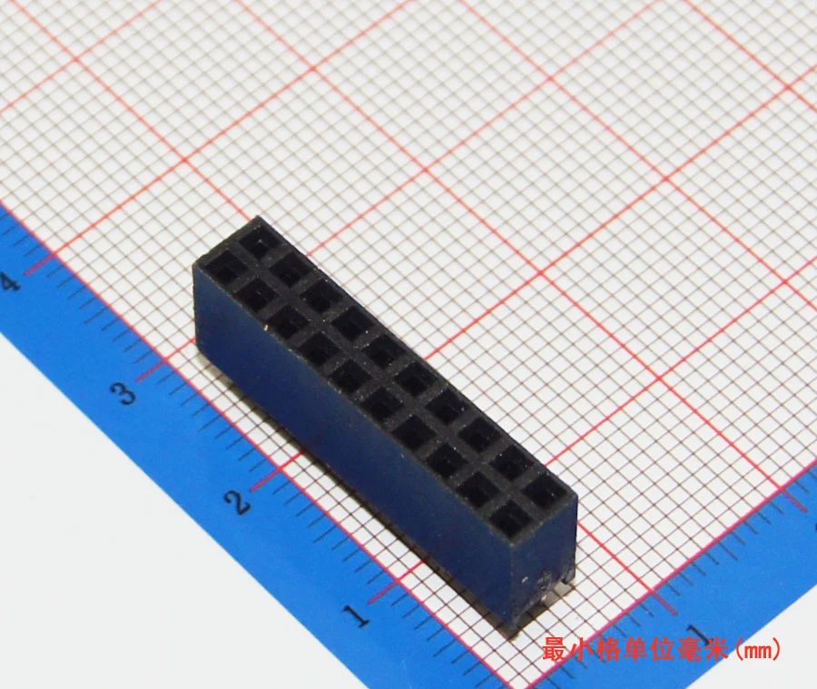 

20pcs 2.54mm 2x10P Double Row Female Header Straight Dual Row 0.1"Header Receptacle Socket Strip 2.54mm Pitch