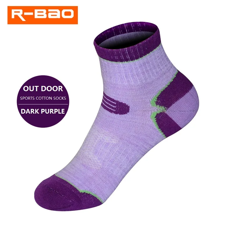 RB040 Men/Women Outdoor Sports Cotton Socks Quality Breathable Moisture Absorption Wear-Resisting Hiking Socks