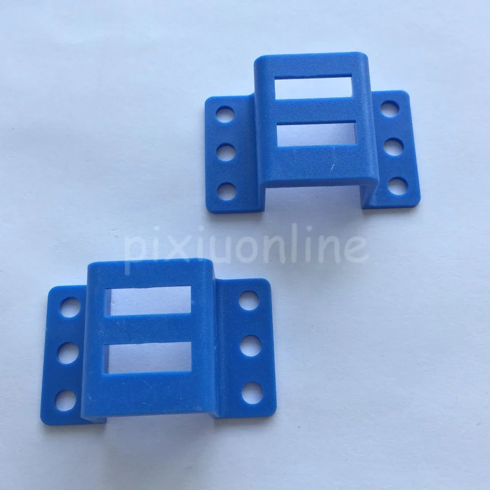 2pcs K728Y Blue Plastic Motor Base for our 130 Micro DC Motor DIY Model Parts 2pcs lot green plastic square sheet 300 310 micro dc motor base with screws diy model assemble parts j395y drop shipping