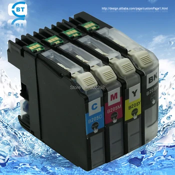 

4pcs Compatible brother LC205 LC207 ink cartridge for MFC-J4320DW,MFC-J4420DW,MFC-J4620DW inkjet printer cartridge