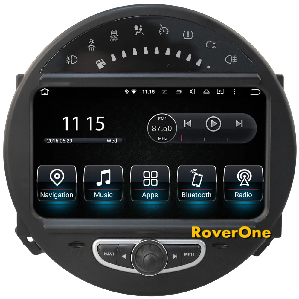 Для BMW для Mini Cooper 2Din автомобильный dvd-плеер Android Стерео gps навигация Navi Sat мультимедиа головное устройство медиацентр аудио плеер