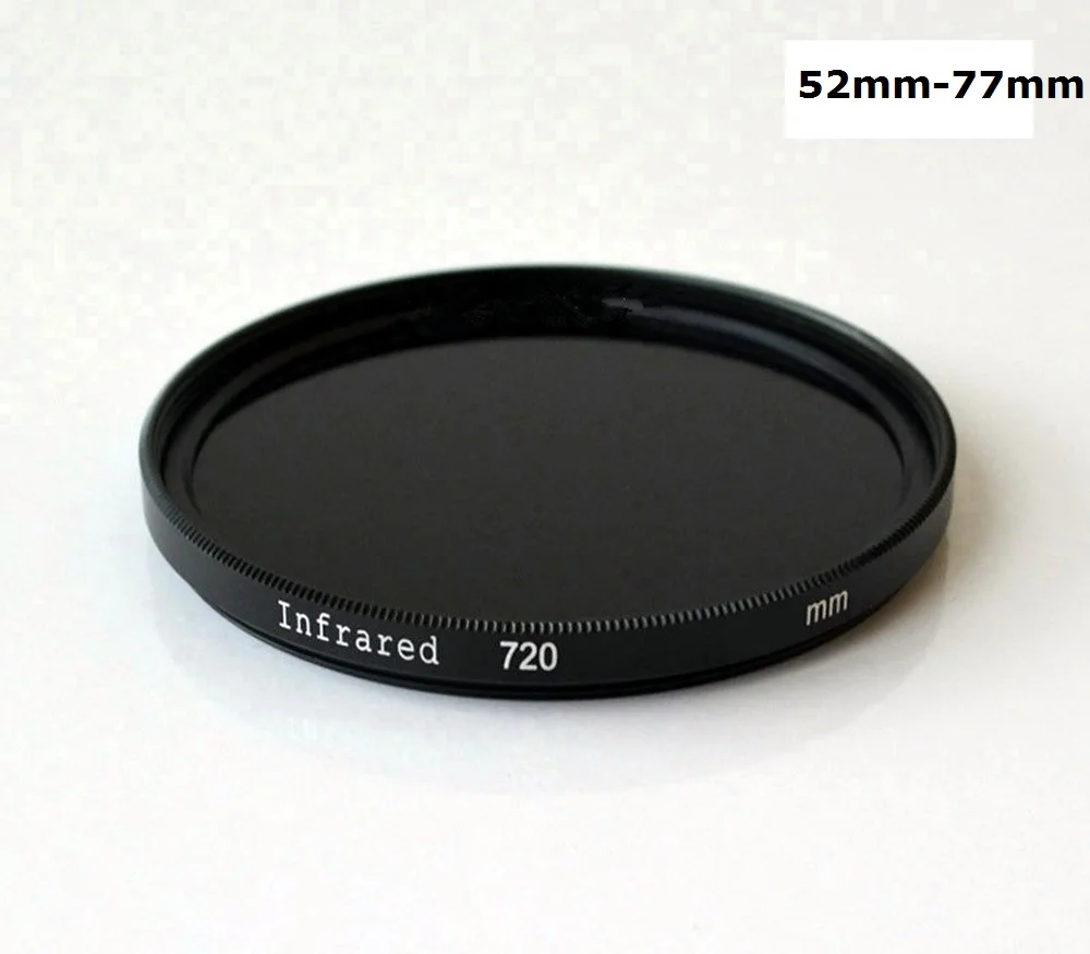 1PCS 52mm 55mm 58mm 62mm 67mm 72mm 77mm IR Infrared Infra Red Lens